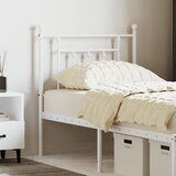  Metalno zamjensko uzglavlje bijelo 75 cm | shoptok.hr