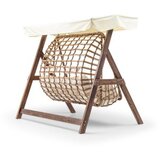 Hanah home girne - cream cream garden double swing chair | ePonuda.com