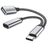 Linkom Adapter Tip C (M) na Tip C (F)+USB 3.0 crni | Eponuda.com