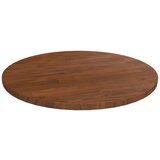 vidaXL okrogla mizna plošča temno rjava Ø40x1,5 cm trdna hrastovina Cene