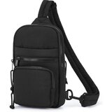 INF Ženska modna torba za prsi z žepom za steklenico vode Black, (21838455) | Shoptok.si