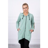 Kesi Dark mint zip-up sweatshirt Cijene