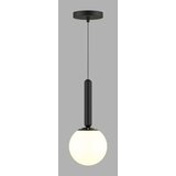 Squid Lighting Črna viseča svetilka s steklenim senčilom ø 15 cm One – | Shoptok.si