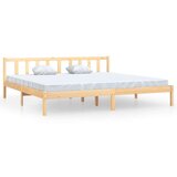  Posteljni okvir iz trdne borovine 200x200 cm, (20606100) | Shoptok.si