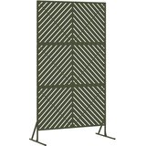  Zaslon za privatnost 100 x 50 x 180 cm Čelik Maslinastozelena | Eponuda.ba