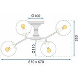 Toolight VISEĆA SVIJETILJKA APP1134-6C | shoptok.hr