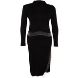 Trendyol Curve Black Stone Detailed Knitwear Top and Bottom Set | Shoptok.si