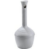 Justrite Varnostni stoječi pepelnik,samogasilen, prostornina 15 l, siv | Shoptok.si