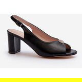 Kesi Elegant high-heeled sandals with embellishments, Black Trasea | shoptok.hr