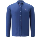 dewberry G674 MEN'S SHIRT-OUTDOOR INDIGO
