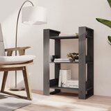 Ormarić za knjige / pregrada sivi 60x35x91 cm od borovine | shoptok.hr