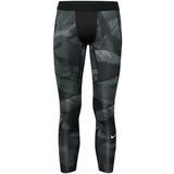Nike Športne hlače temno siva / črna / bela