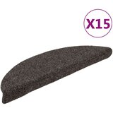 vidaXL Samolepilne preproge za stopnice 15 kos. svetlo rjave 56x17x3cm | Shoptok.si