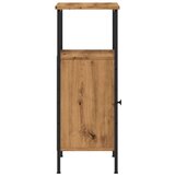 vidaXL Noćni ormarići 2 kom Artisan hrast 41x31x80 cm izrađeno drvo | shoptok.hr
