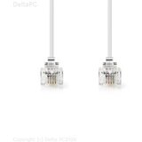 Nedis Telefonski Kabel - RJ11 Muski – RJ11 Muski - 5.0 m - Bijeli | Eponuda.ba
