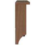 vidaXL Stenski obešalnik za plašče "SANDNES" 45x12x35 cm les borovega | Shoptok.si