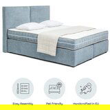 Bonami Selection Modra boxspring postelja 180x200 cm Olia Bold – | Shoptok.si