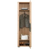 XORA garderobna omara antracit, barve hrasta | Shoptok.si