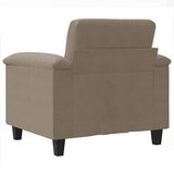  Fotelja smeđesiva 60 cm od mikrovlakana | shoptok.hr