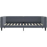 vidaXL Dnevna postelja z vzmetnico temno siva 100x200 cm žamet | Shoptok.si