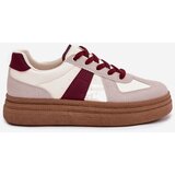Boto Ladies platform sneakers burgundy Dovina | shoptok.hr