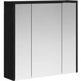  Kupaonski ormar s ogledalom Crni hrast 63,5 x 16 x 62,5 cm | shoptok.hr