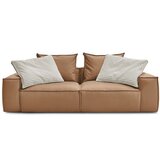 Bobochic Paris Rjava sedežna garnitura iz umetnega usnja 260 cm Boheme – | Shoptok.si