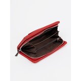 Shelvt Red large women's wallet | shoptok.hr