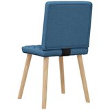  Jedilni stoli 4 kosi modro blago, (21832341) | Shoptok.si