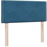 Box spring postelja z vzmetnico temno modra 80x220 cm žamet, (21793061) | Shoptok.si