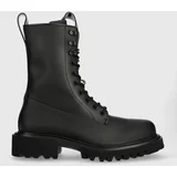 Rains piščančki Palladium x 22600 Show Combat Boot moški, črna barva