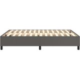  Okvir za krevet s oprugom sivi 140x190 cm od umjetne kože | Eponuda.com