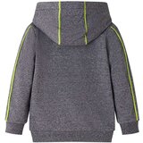  Dječja majica s kapuljačom i patentnim zatvaračem siva prošarana 104 | shoptok.hr