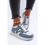 Boto Women's Denim Sneakers Made of Eco Leather Blue Kaimans | Shoptok.si