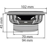 Sal Auto zvučnici, set, 100mm, 2x55W, 4 Ohm – CX 404 Cijene