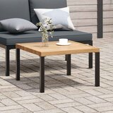  Vrtni stolić za kavu crni 65 x 65 x 40 cm aluminijski | Eponuda.ba