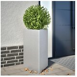 vidaXL Vrtne sadilice 2kom trokutasta 50x43x75 cm od pocinčanog čelika | shoptok.hr