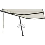  Prostostoječa avtomatska tenda 400x300 cm krem, (20729005) | Shoptok.si