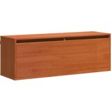  Omarica na steni Voščeno rjava 100 x 30 x 35 cm Trdna borovina | Shoptok.si
