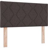 Box Postelja z vzmetnico z vzmetnico Temno rjava 100 x 200 cm blago, (5000126793) | Shoptok.si