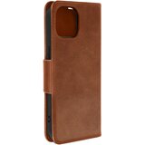 AVIZAR Zapestni ovitek za iPhone 15, preklopna denarnica - rjava, (20754496) Cene