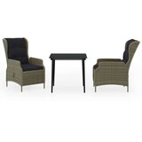  3-dijelni vrtni blagovaonski set smeđi | shoptok.hr