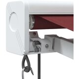 vidaXL Tenda na automatsko uvlačenje bordo 300 x 250 cm | shoptok.hr