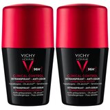 Vichy Muški roll On Homme Antiperspirant 96h, 50 ml, 2 komada Cene