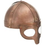 vidaXL Vikinška čelada starinska kopija LARP bakreno jeklo | Shoptok.si