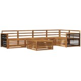  Set vanjskih sofa 6 kom. Prirodna Čvrsto drvo akacije | shoptok.hr