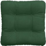 vidaXL Sedežne blazine 4 pcs Temno zelena 45 x 45 cm Žametna tkanina | Shoptok.si