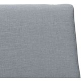  Tapecirani uzglavlje Svijetlo siva 80 cm Čvrsto borovo drvo | shoptok.hr