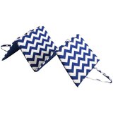 B.E.S. Bijeli/plavi vrtni jastuk za sjedenje za ležaljku 49x137 cm Zig Zag – | shoptok.hr