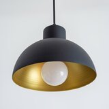  Luster na kablu VESPER 1xE27/15W/230 prečnik 18 cm crna/zlatna | Eponuda.com